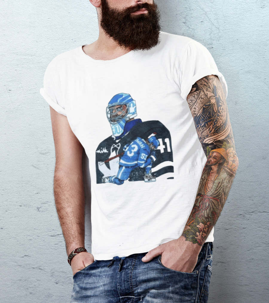 Cowan 53 Toronto Hockey Game 2 BrianBeLeafs Goalie Art 41 T-Shirt
