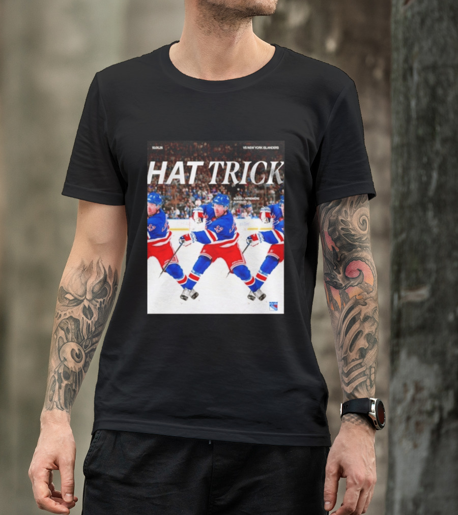 Alexis Lafrenière Hat Trick NY Rangers Vs New York Islanders 10.06.23 Forward T-Shirt