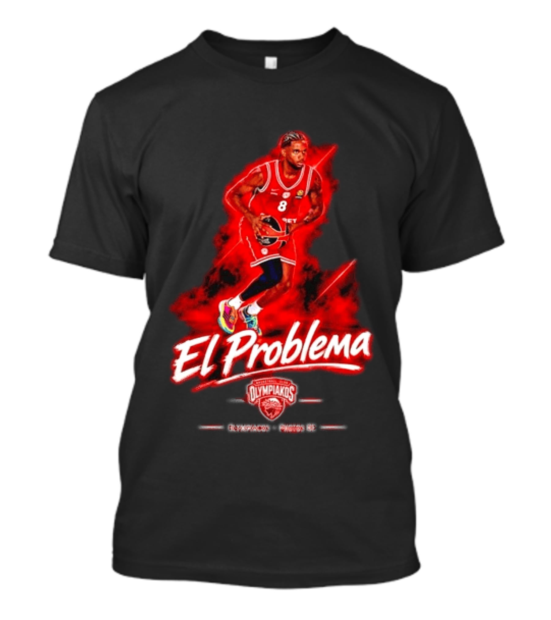 Nigel Williams Goss Olympiakos Euroleague El Problema Basketball 8 T-Shirt