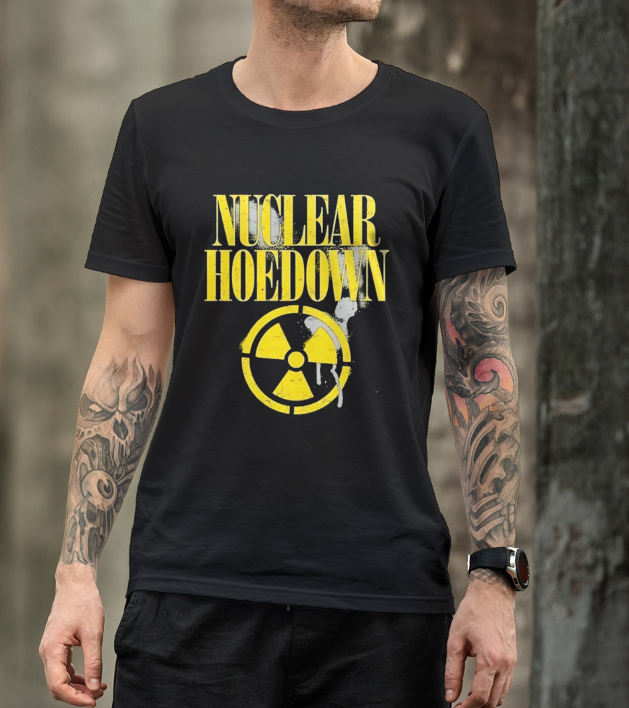 Nuclear Hoedown Distressed Radioactive T-Shirt