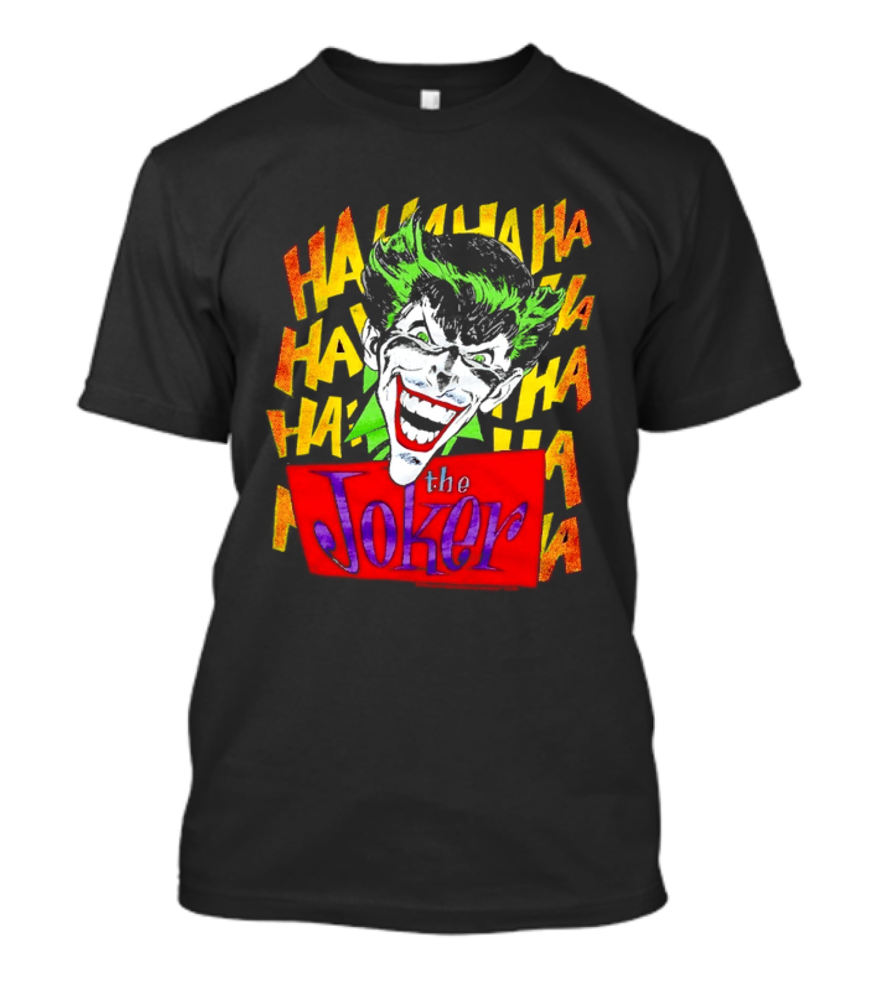 The Joker Ha Ha Ha Comic Laughing Face T-Shirt