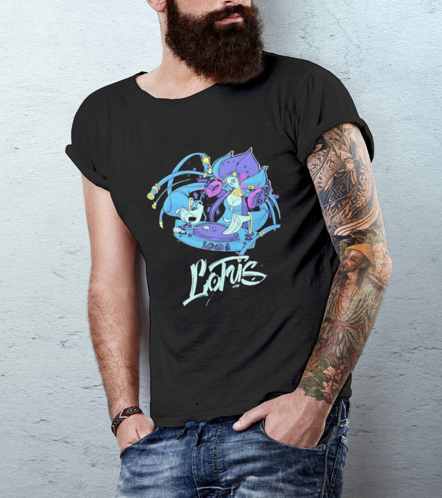 Lotus DJ Warframe Sci Fi Gaming T-Shirt