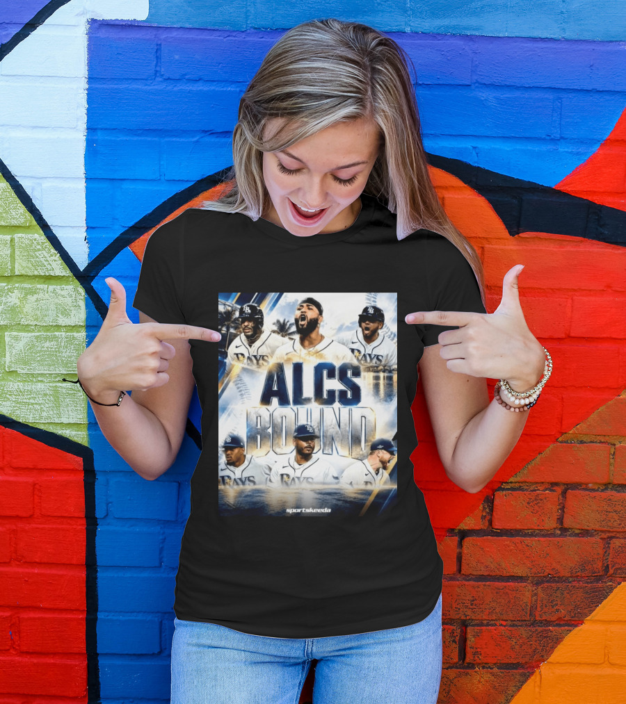 Tampa Bay Rays ALCS Bound Third Time Franchise History T-Shirt
