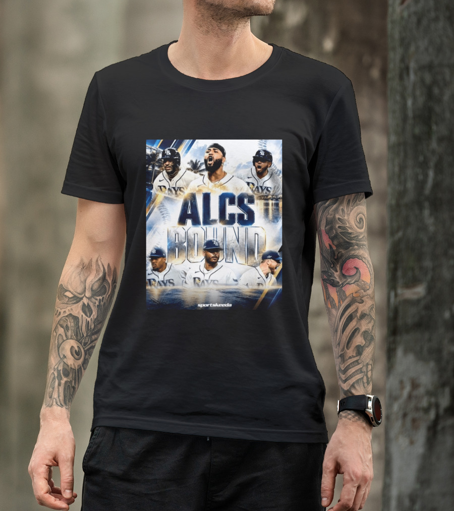 Tampa Bay Rays ALCS Bound Third Time Franchise History T-Shirt