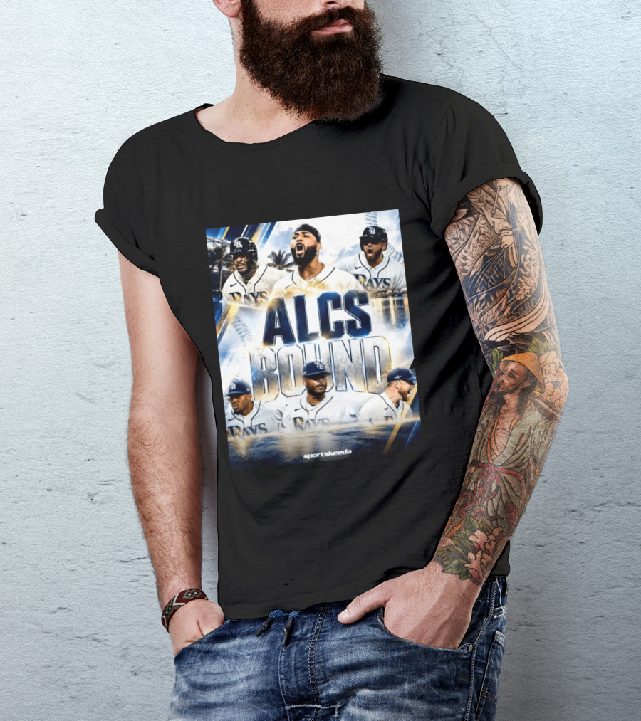 Tampa Bay Rays ALCS Bound Third Time Franchise History T-Shirt