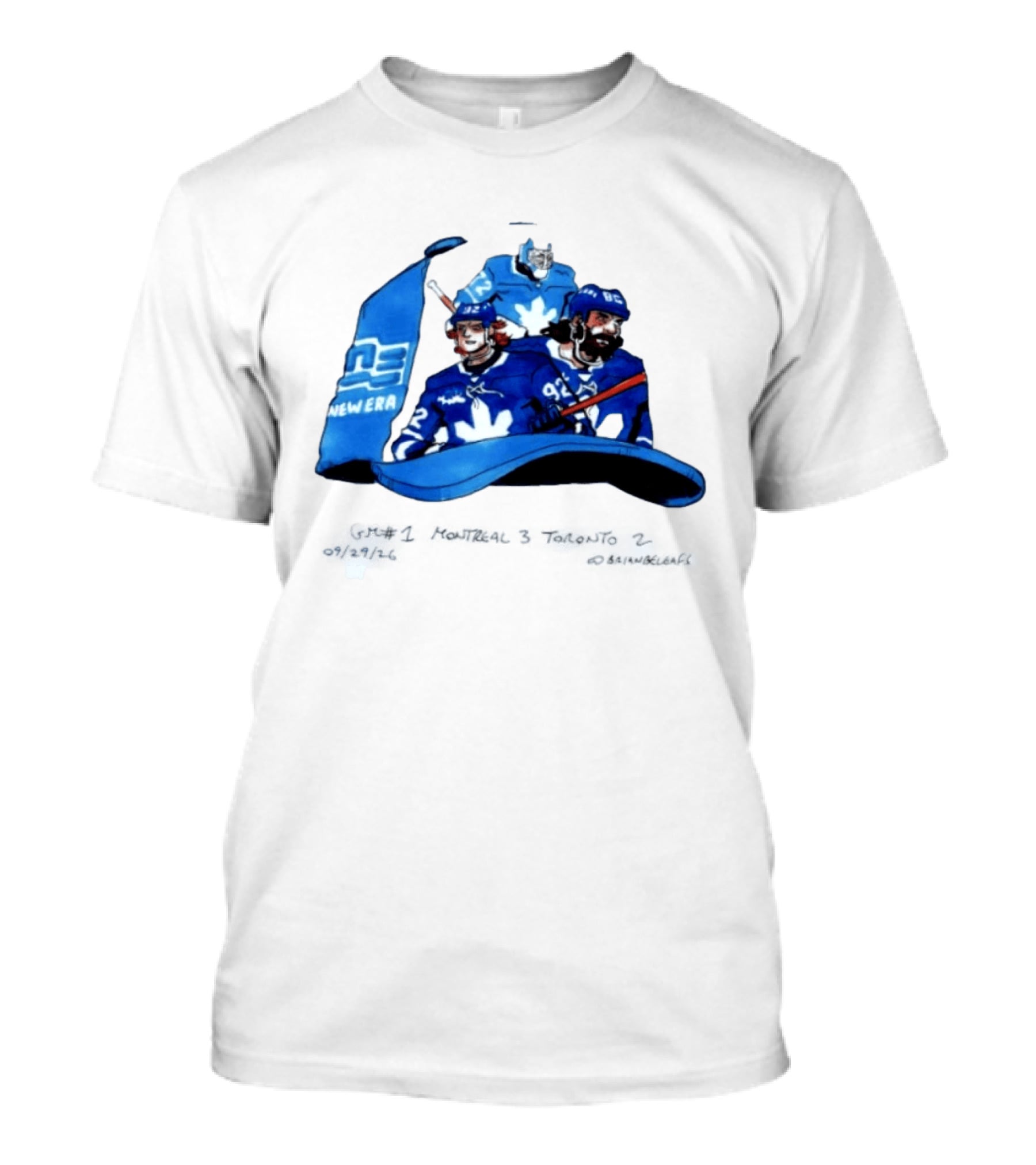 Montreal Vs Toronto Game 1 Hockey NHL New Era T-Shirt