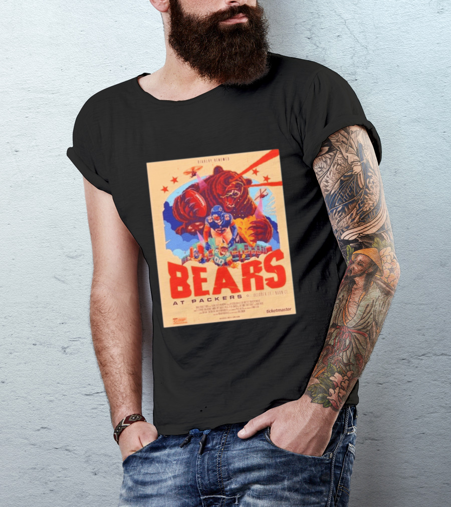 Rivalry Renewed Bears At Packers October 11 Noon CT Ticketmaster T-Shirt