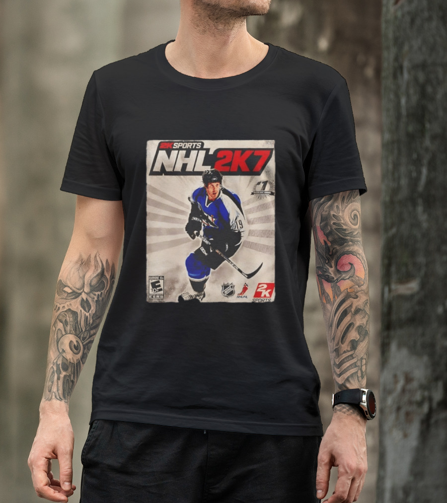 2K Sports NHL 2K7 Joe Thornton 19 Rated Number 1 NHL Game 2007 T-Shirt