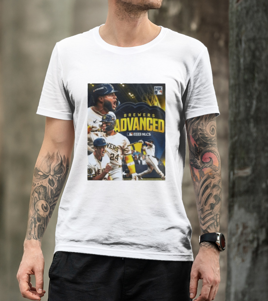Brewers Advanced 2026 NLCS MLB Fox T-Shirt