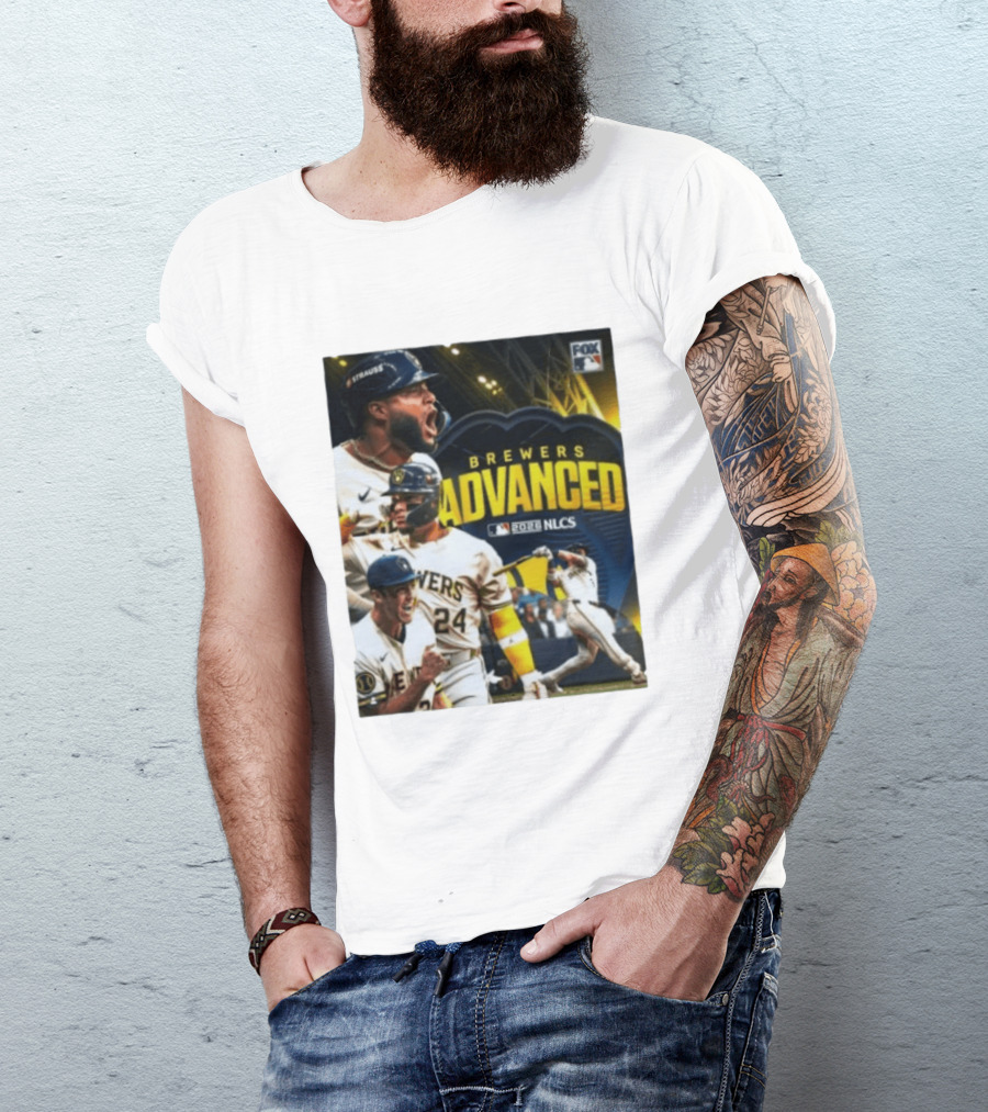 Brewers Advanced 2026 NLCS MLB Fox T-Shirt