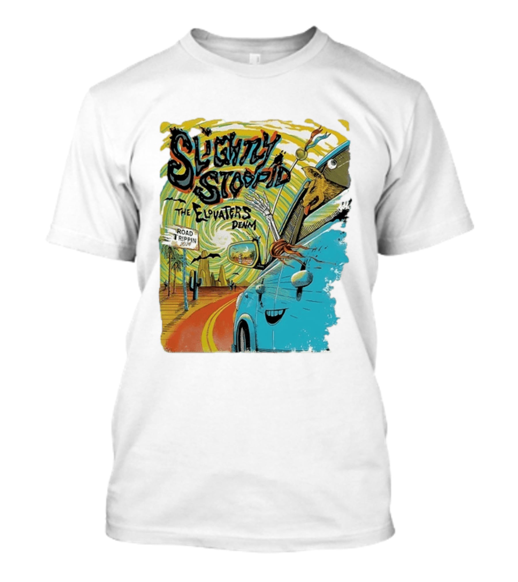 Slightly Stoopid The Elovaters Denm Road Trippin 2026 Vina Robles Amphitheatre T-Shirt