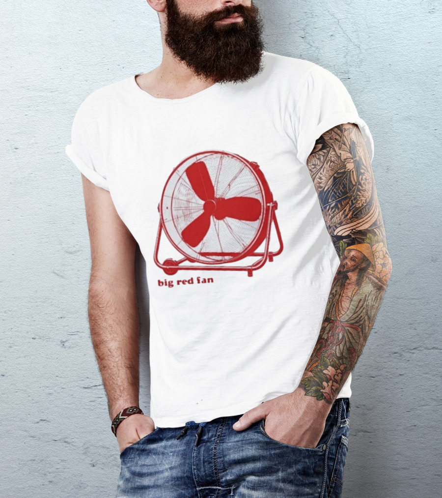 Big Red Fan Minimalist T-Shirt
