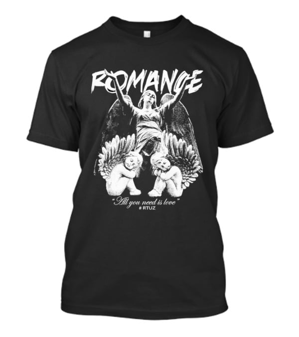 Romance All You Need Is Love Angel Cherub Rfuz T-Shirt