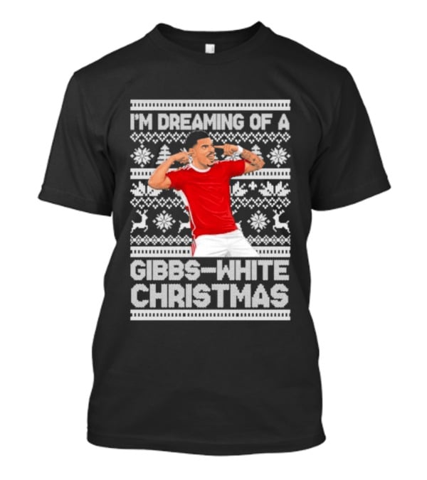 I'm Dreaming Of A Gibbs White Christmas Festive Knit T-Shirt