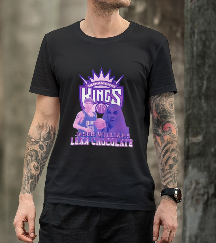 Jason Williams Sacramento Kings NBA Lean Chocolate T-Shirt