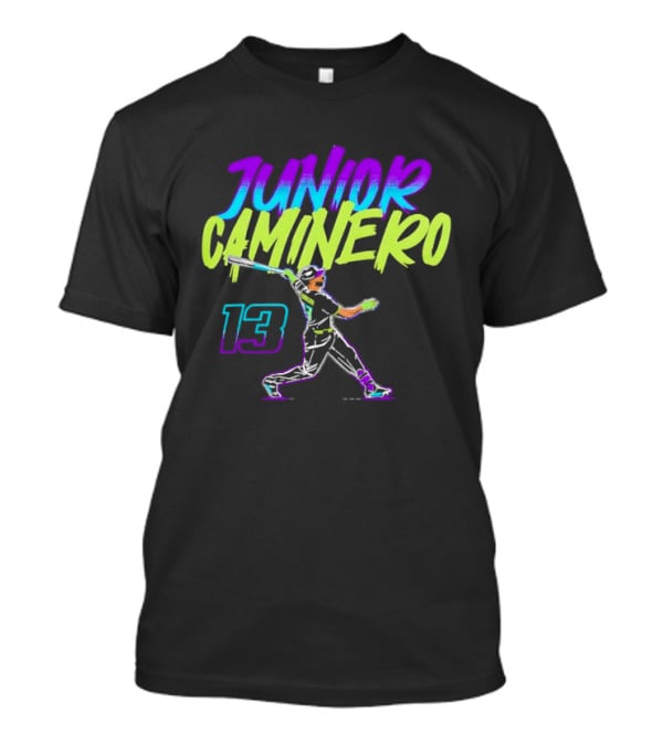 Junior Caminero 13 Tampa Bay Rays Baseball Player Dynamic T-Shirt