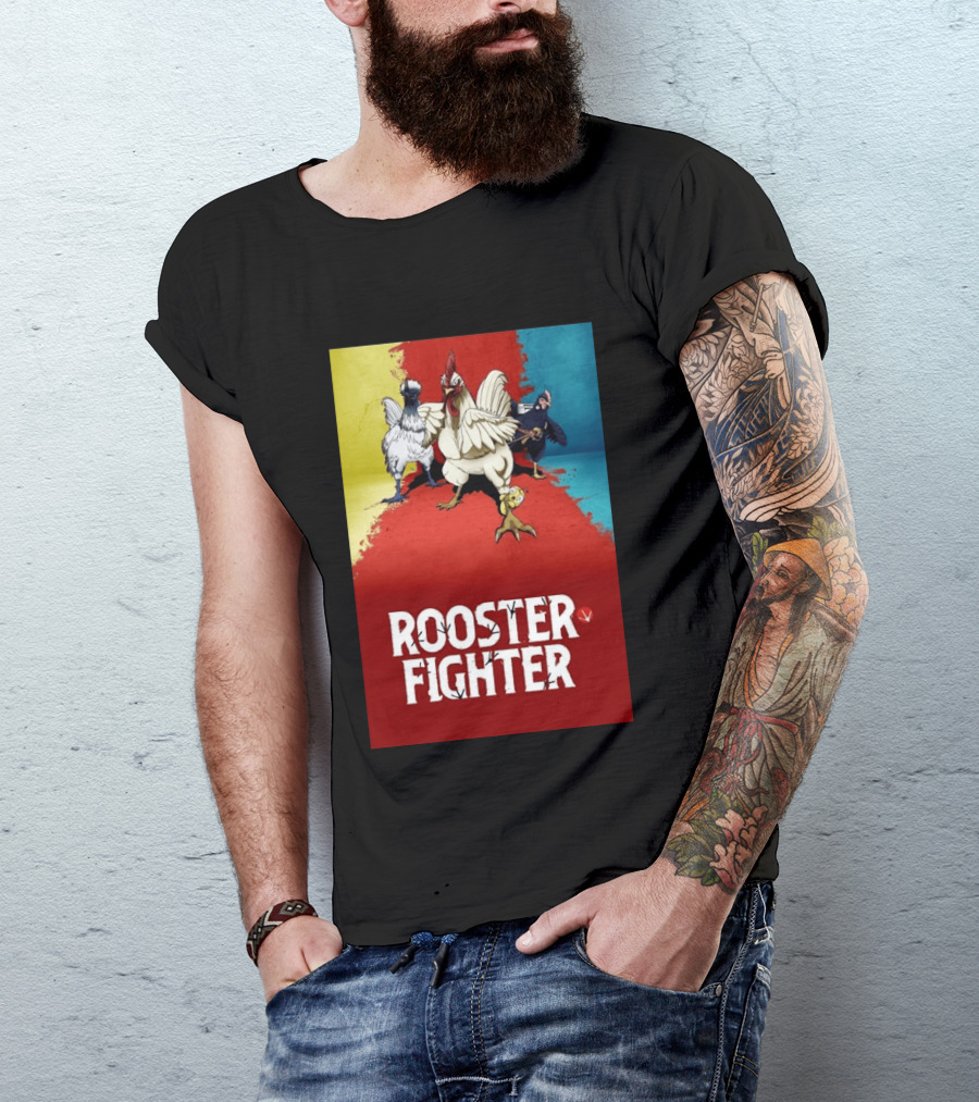 Keiji Rooster Fighter Manga Anime Adventures T-Shirt