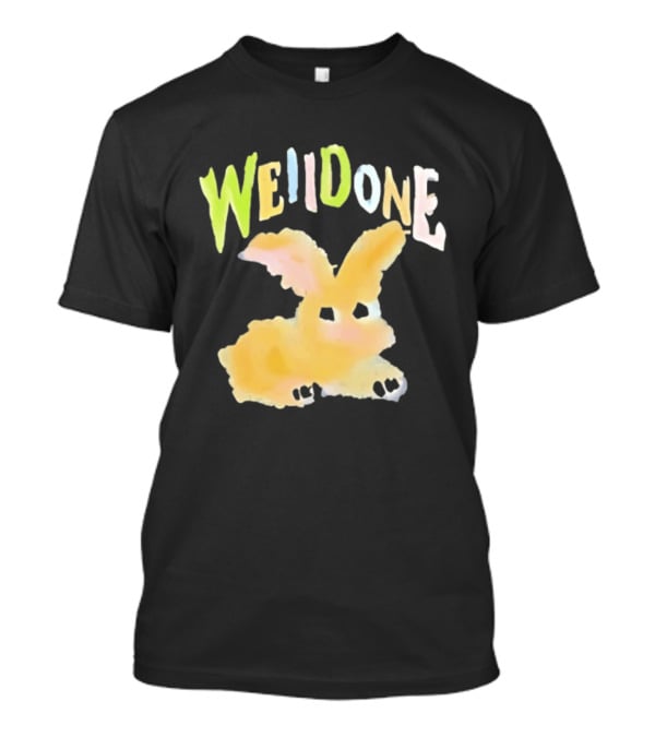 We11done Colorful Bunny Rabbit Fashion Playful Pastel Aesthetic T-Shirt