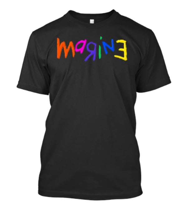 Imagine Colorful Handwritten Multicolor Lettering T-Shirt