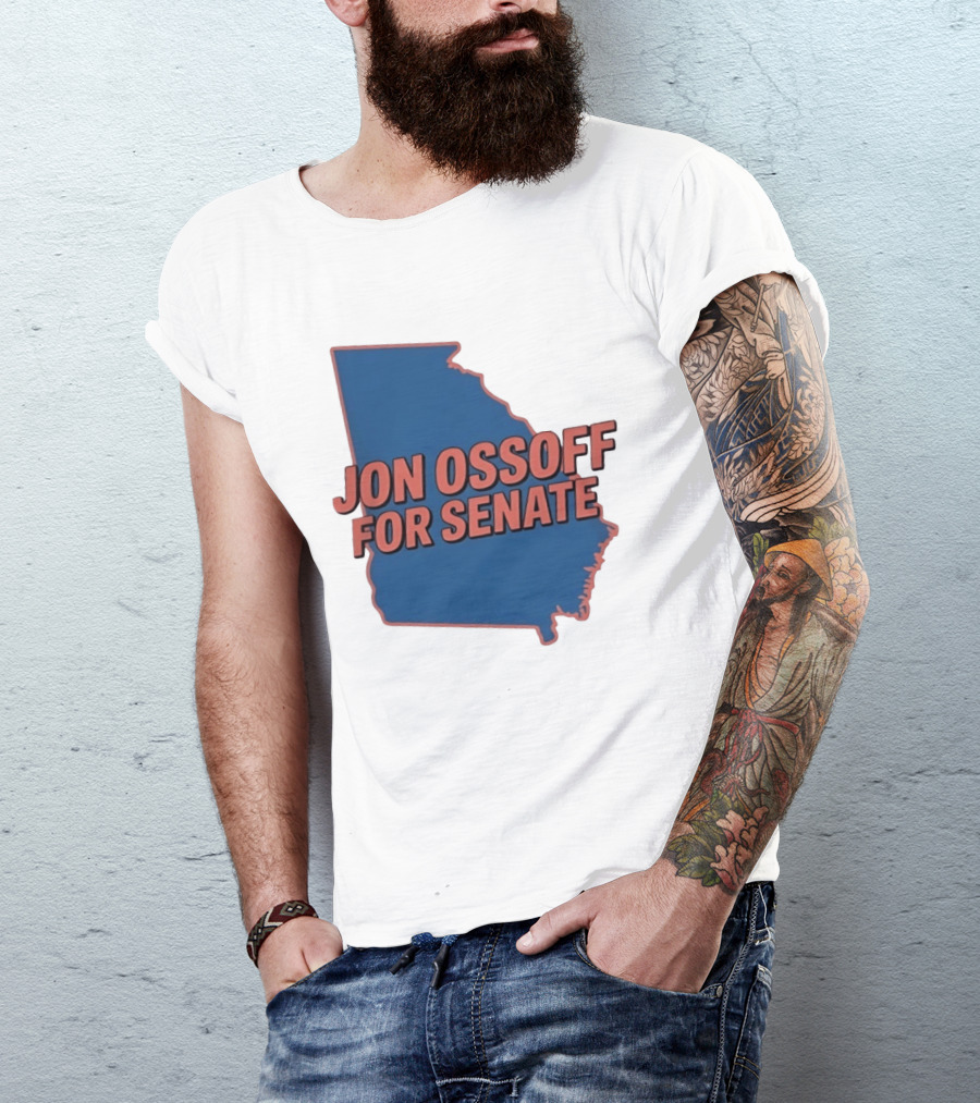 Jon Ossoff For Senate Georgia Map Election T-Shirt