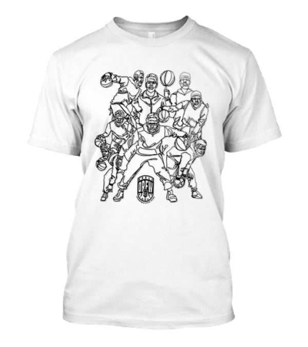 Kyrieirving Uncle Drew Circuit 2026 Basketball Team Roster T-Shirt