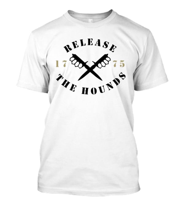 Release The Hounds 1775 Military Tactical Knuckle Duster Bayonet T-Shirt