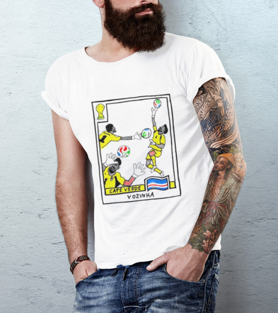 Cape Verde National Football Team Vozinha World Cup Celebration T-Shirt