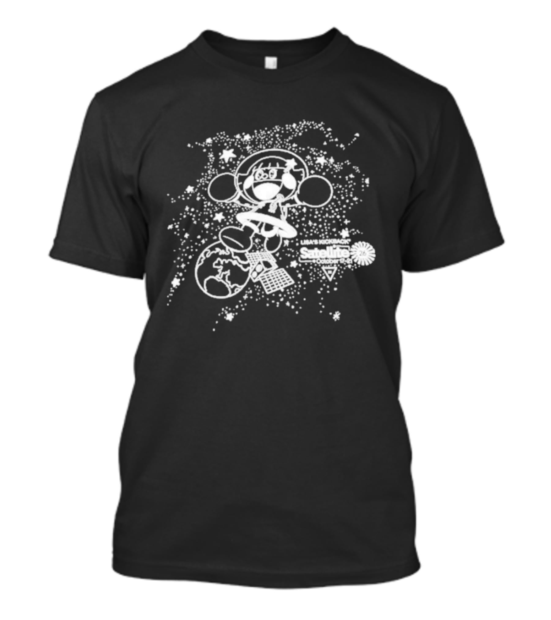 Lisa's Kickback Satellite Globe Rings October 17 21 26 T-Shirt