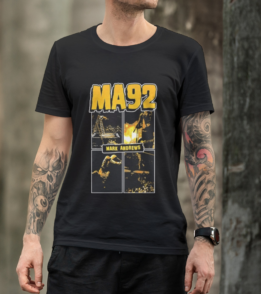 Mark Andrews MA92 Wrestling With Ladder Match And Action Scenes T-Shirt