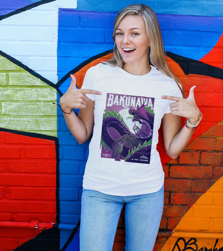 Bakunawa Project Purple Six Flags Great Adventure Roller 32 Stories 100 MPH 6 World Records T-Shirt