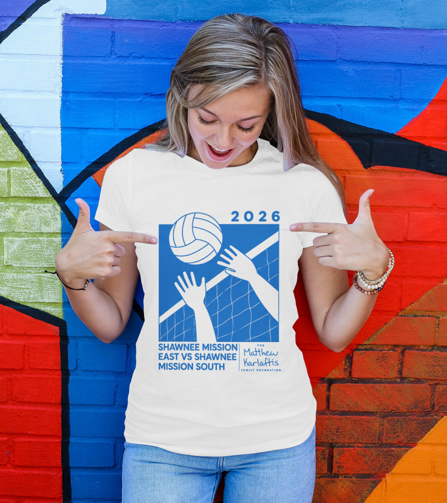 Shawnee Mission East Vs Shawnee Mission South Volleyball 2026 T-Shirt