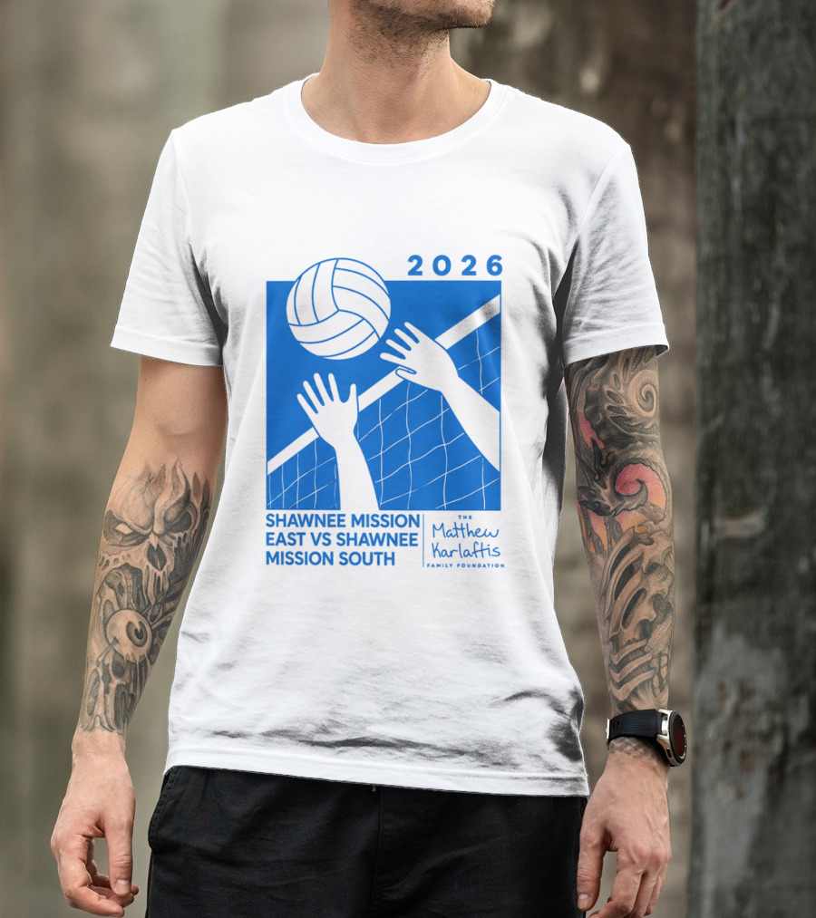 Shawnee Mission East Vs Shawnee Mission South Volleyball 2026 T-Shirt