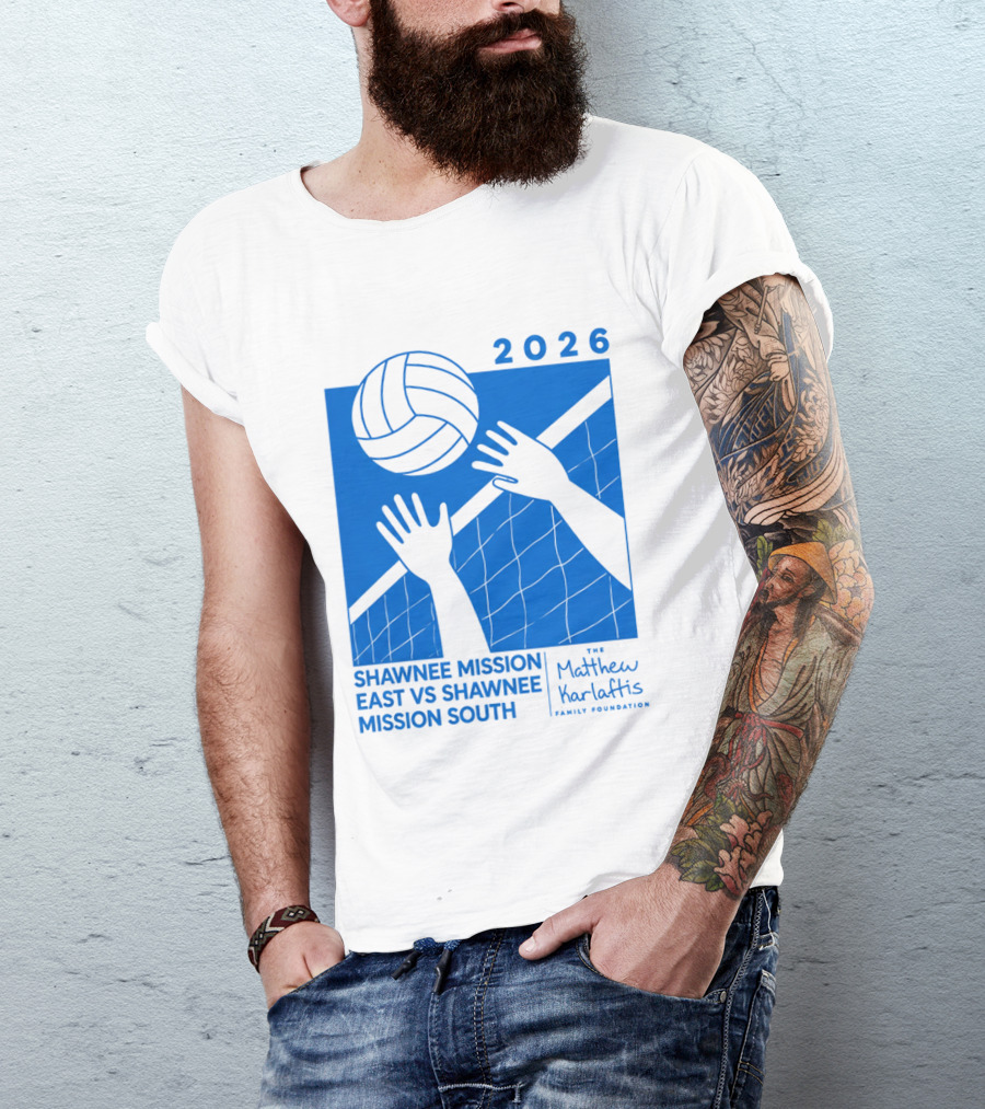 Shawnee Mission East Vs Shawnee Mission South Volleyball 2026 T-Shirt