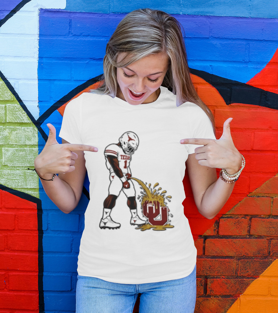 Colin Simmons Texas Football Rivalry With Oklahoma Sooners T-Shirt