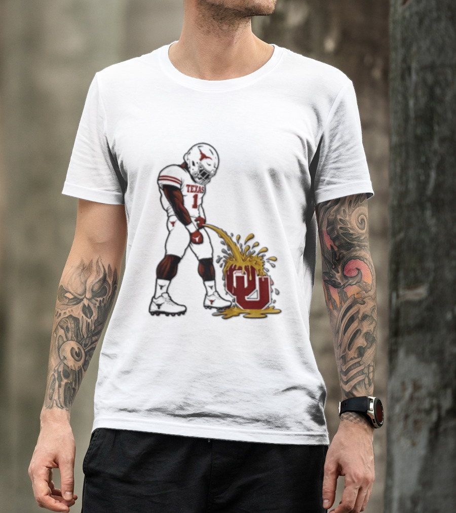 Colin Simmons Texas Football Rivalry With Oklahoma Sooners T-Shirt