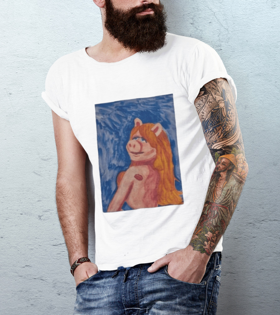 Miss Piggy Carpenter Painting The Muppets Miss Piggy Venus T-Shirt