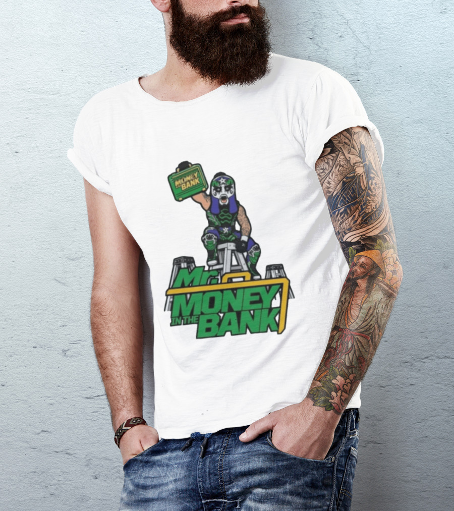 Mr Money In The Bank WWE Ladder Match Wrestling Superstars T-Shirt