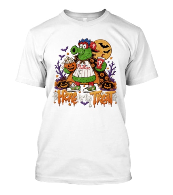 Halloween Phanatic Phillies Here For The Treat T-Shirt