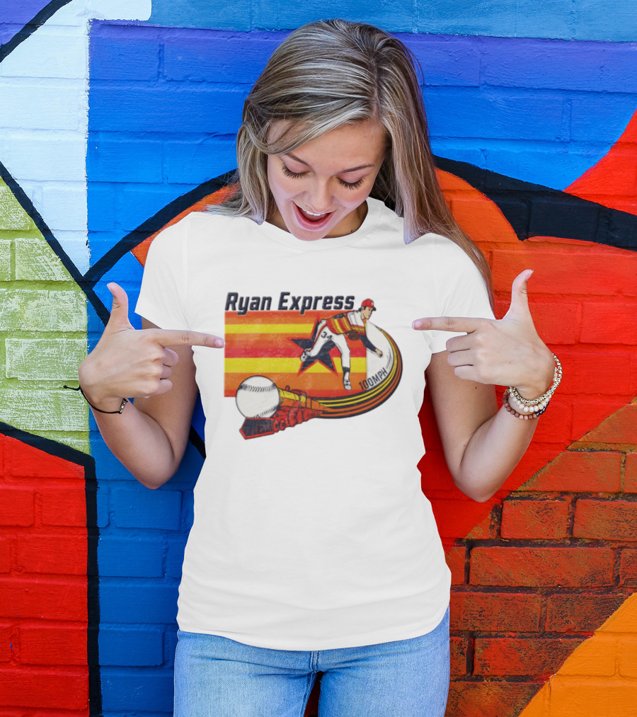 Ryan Express Pitcher 100 MPH Train 34 Star T-Shirt