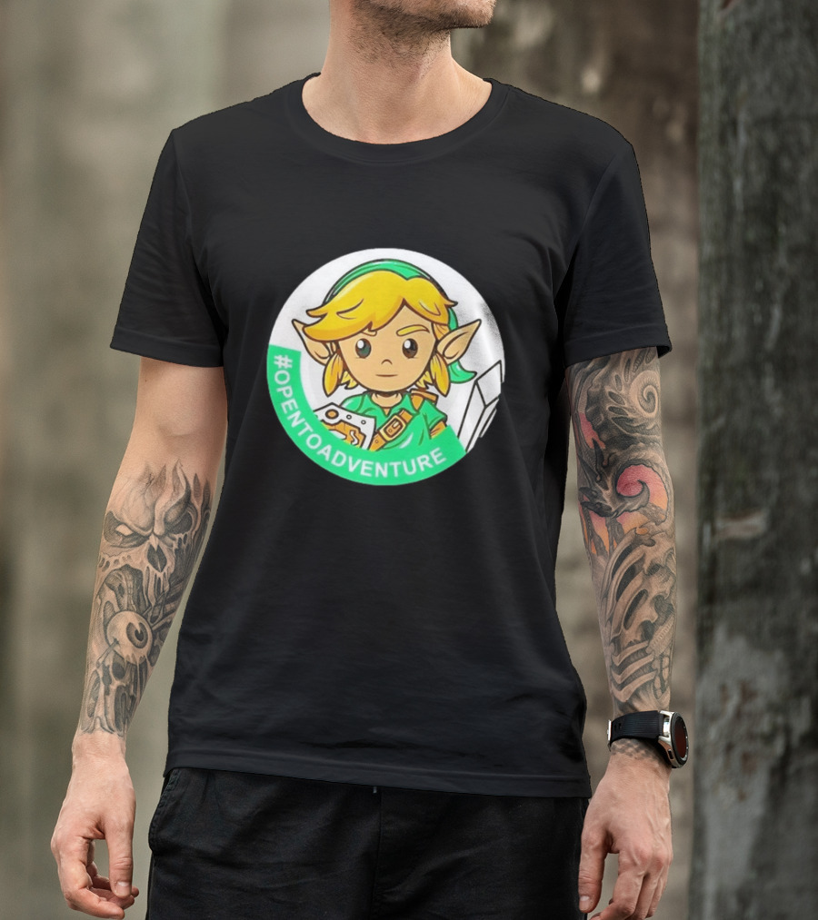 #OPENTOADVENTURE Link The Legend Of Zelda T-Shirt