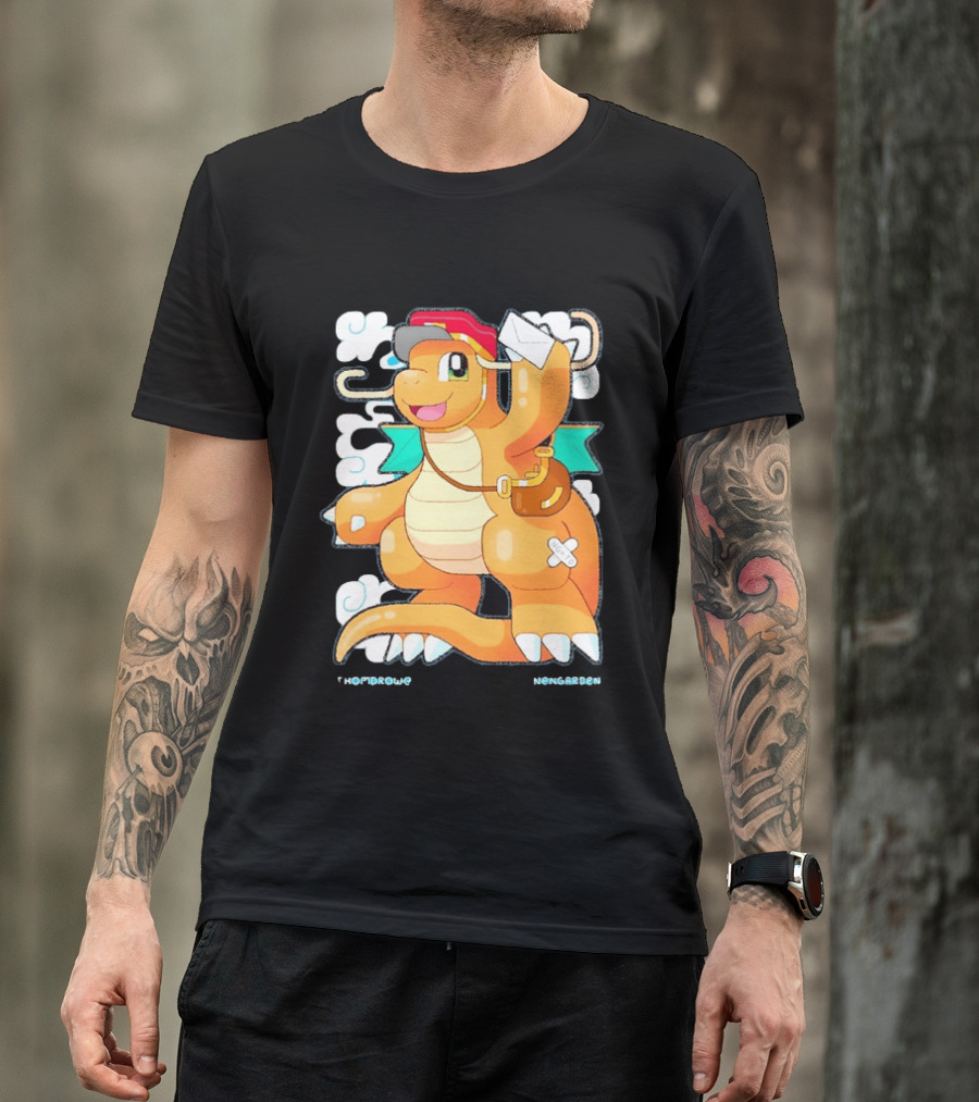 Thomdrower Nengarden Dragonite Mail Carrier T-Shirt
