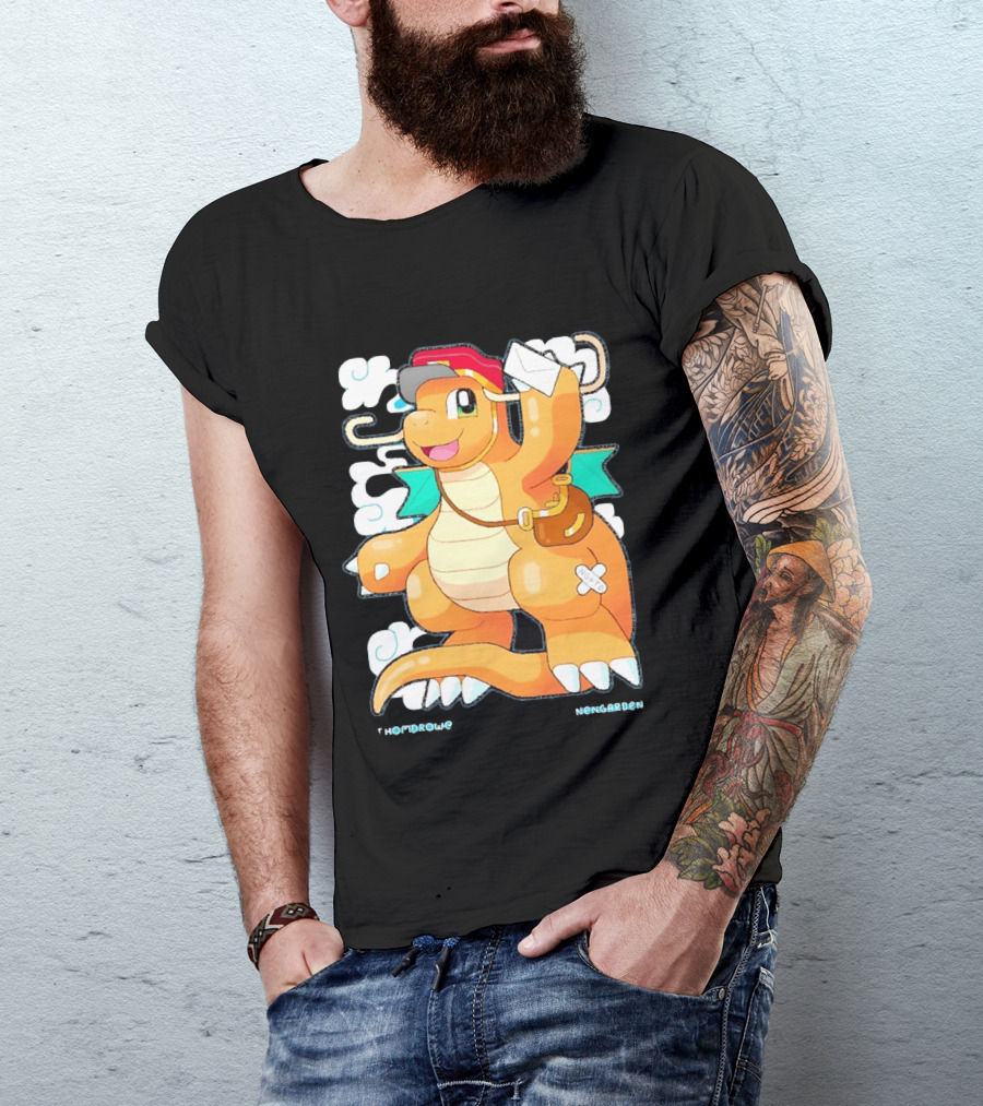 Thomdrower Nengarden Dragonite Mail Carrier T-Shirt