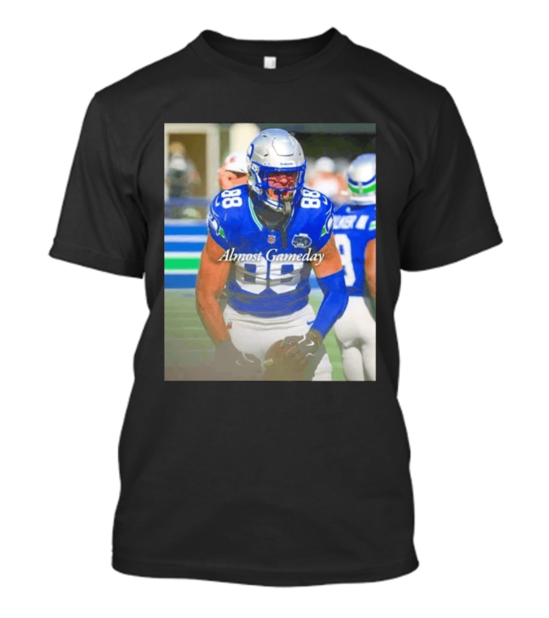 Seattle Seahawks Almost Gameday 88 Walker III Football Action T-Shirt