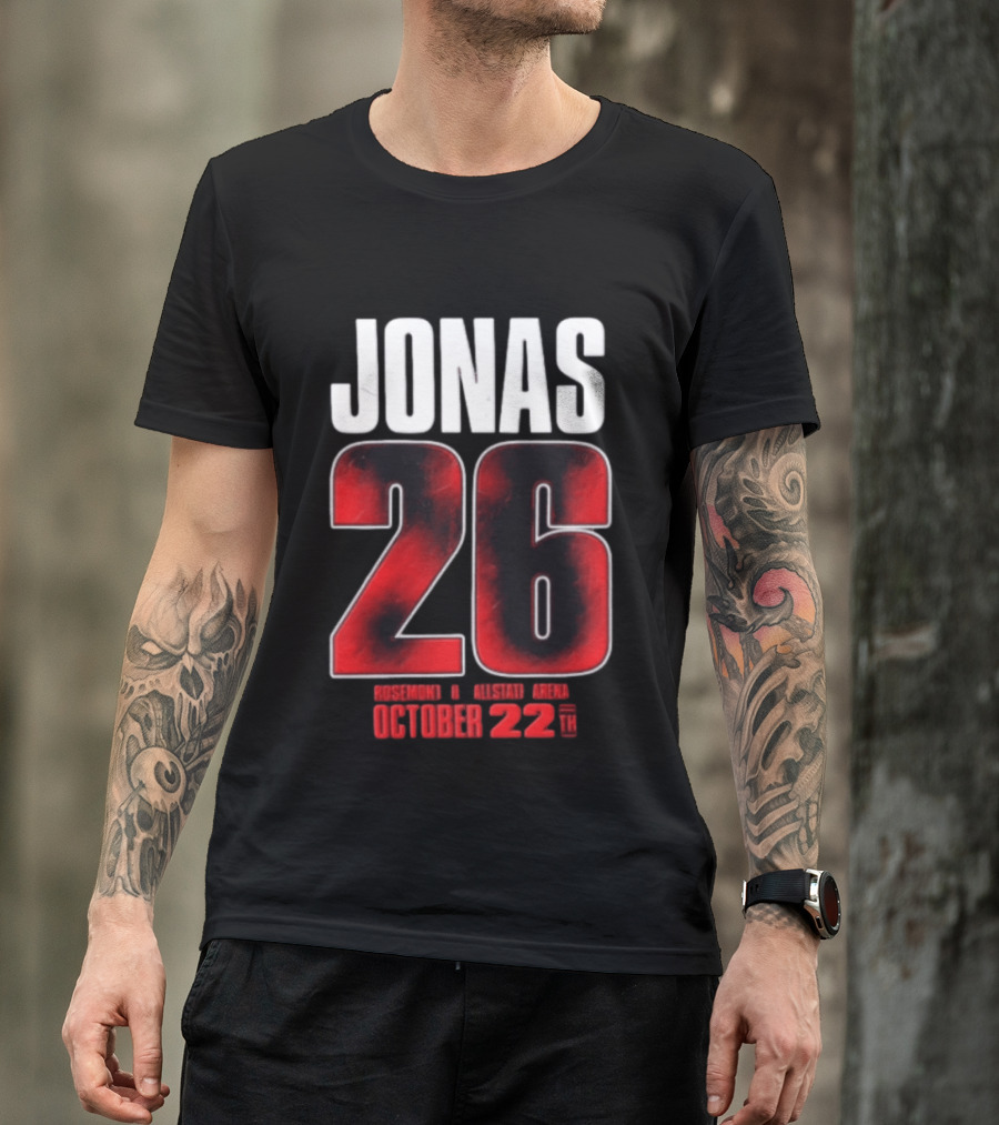 Jonas Brothers October 22 Rosemont Allstate Arena 2026 T-Shirt