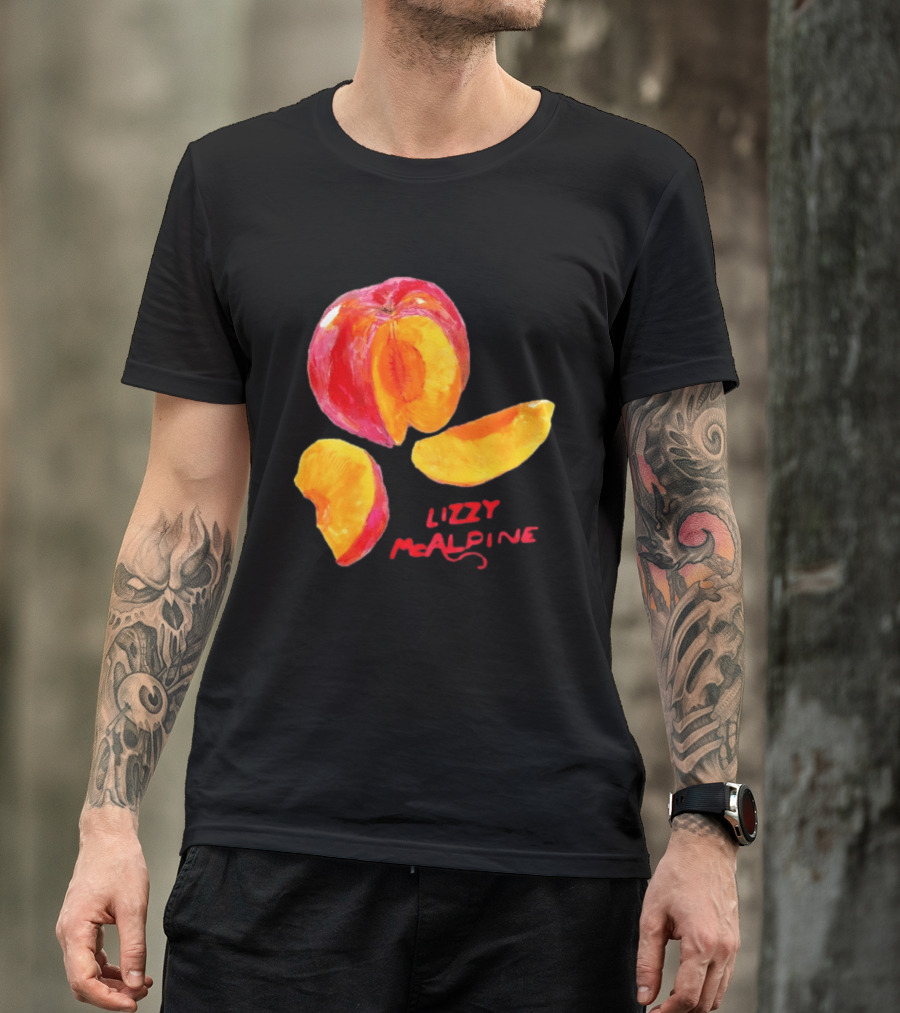 Lizzy McAlpine Peach Indie Folk Singer Songwriter T-Shirt