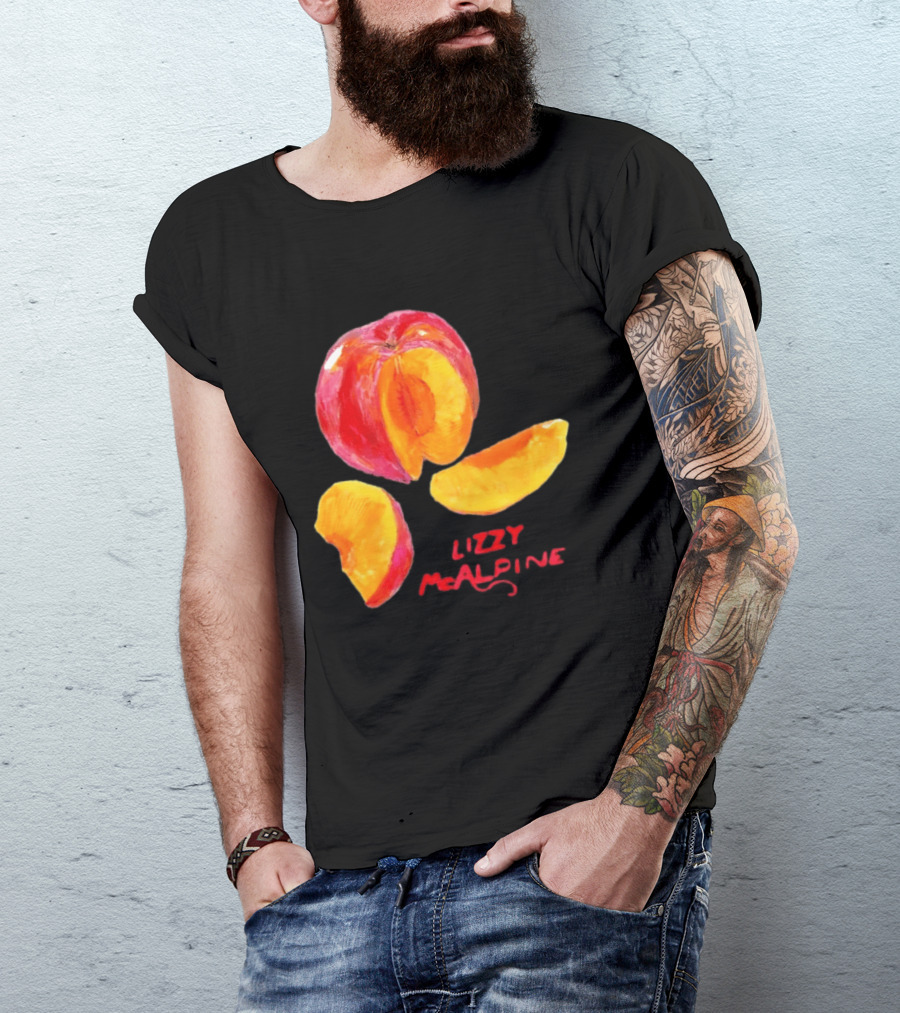 Lizzy McAlpine Peach Indie Folk Singer Songwriter T-Shirt