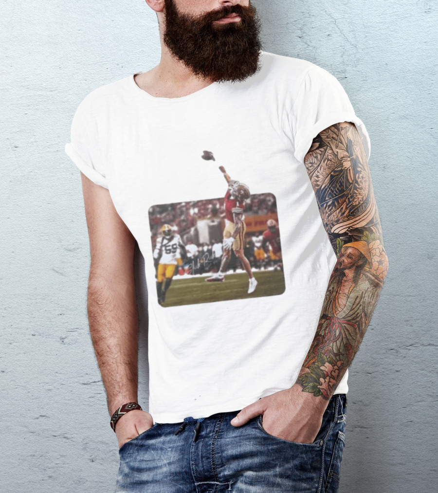 Slick Rick No 1 San Francisco 49ers Football Action Moment T-Shirt