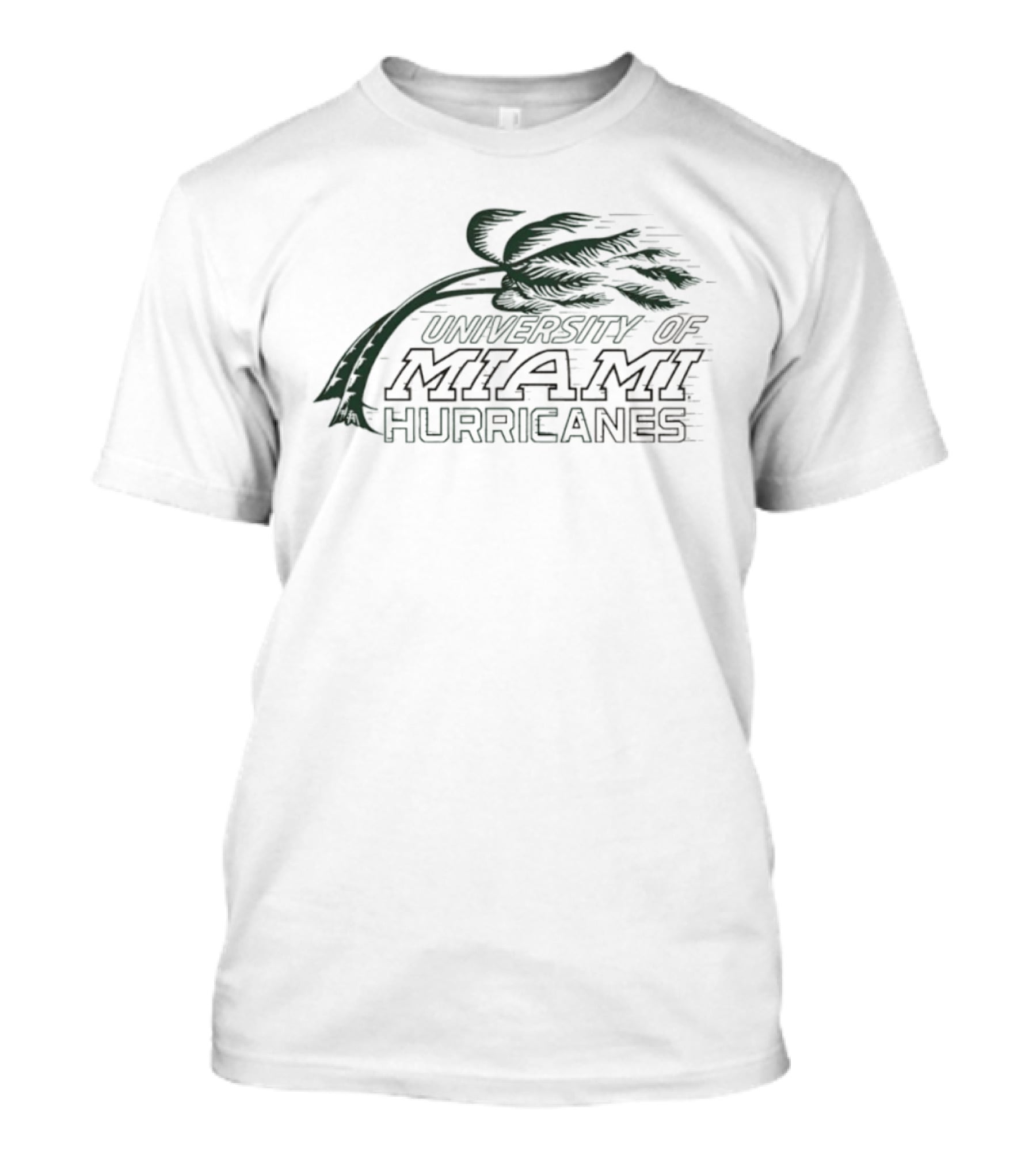 University Of Miami Hurricanes Palm Tree T-Shirt