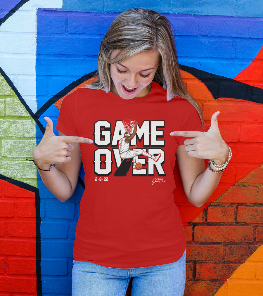 The Player Strunk Store Merch Davonte Devo Davis Game Over 2-8-22 T-Shirt