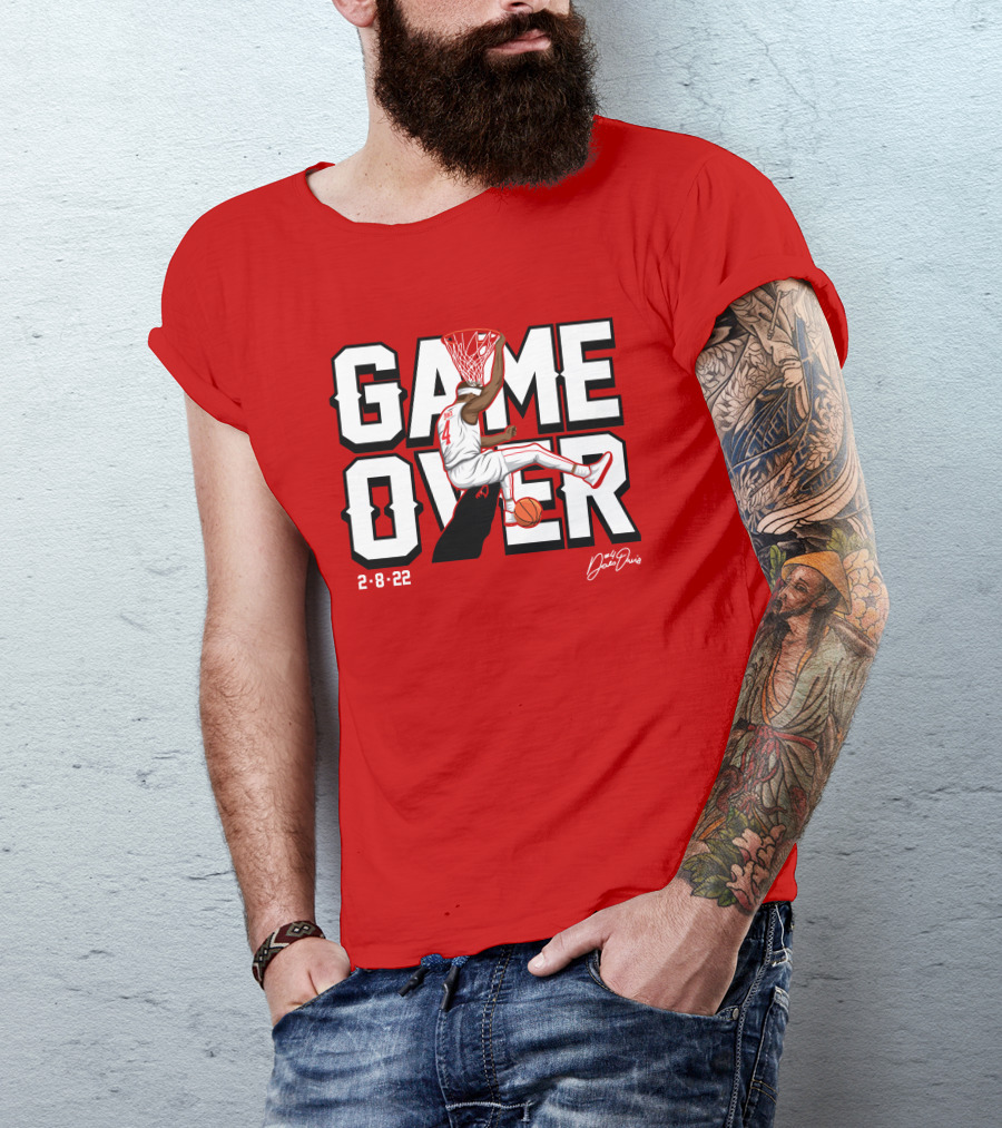 The Player Strunk Store Merch Davonte Devo Davis Game Over 2-8-22 T-Shirt